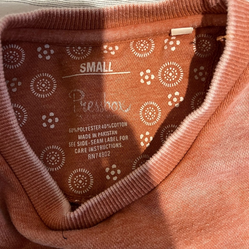 Pink Rose Rust Sweater - Picture 2 of 3